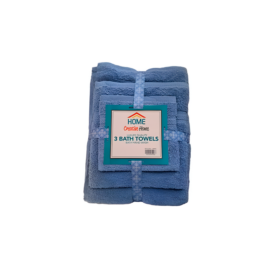 Toalla para baño 3pc azul