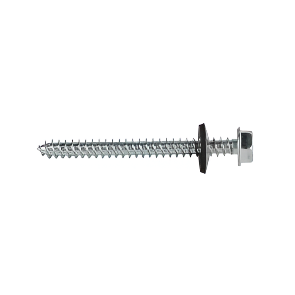 Tornillo techar #10x2.1/2" punta broca galvanizado strong