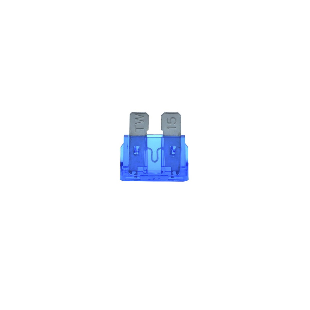 Fusible tipo hachita 15 amperios "zeeman" yc213