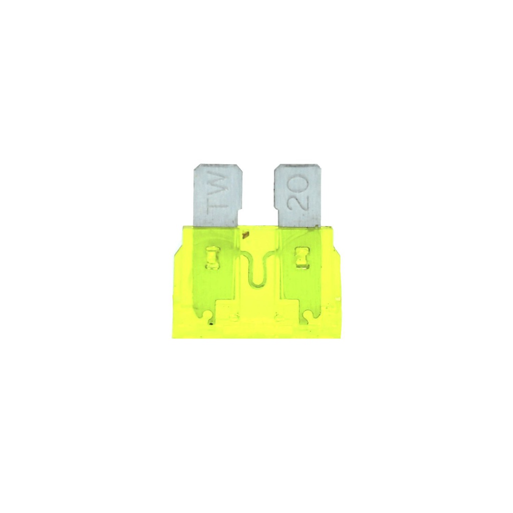Fusible tipo hachita 20 amperios "zeeman" yc213