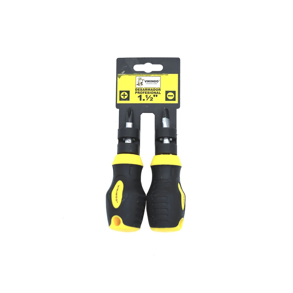 Desarmadores 2pc (+)(-) 1.1/2" 8/511b