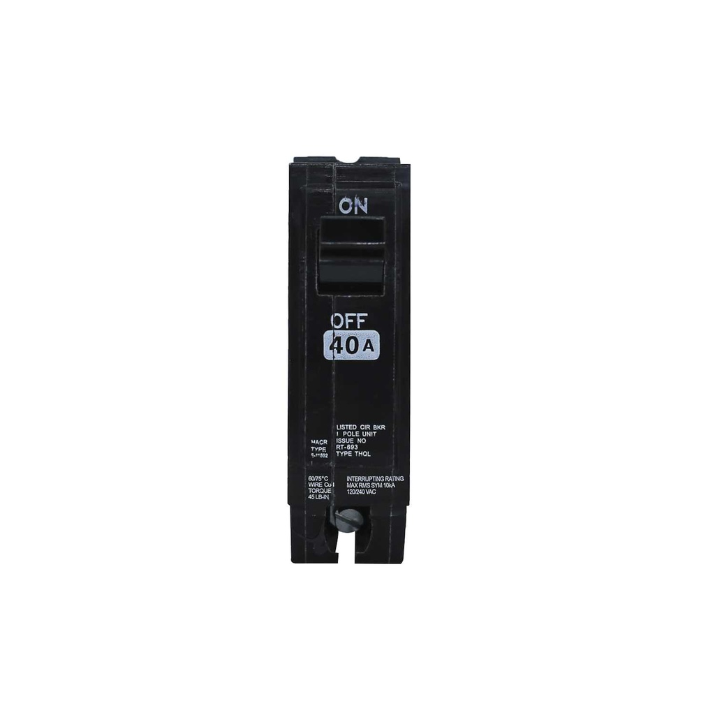 Breaker unipolar 40amp thql1p40