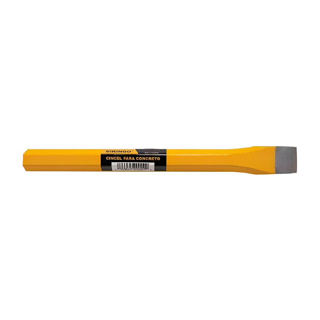 Cincel plano 3/4x8" vikingo 7/90703- a amarillo