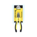 Tenaza cortar alambre 6" vikingo negro / amarillo
