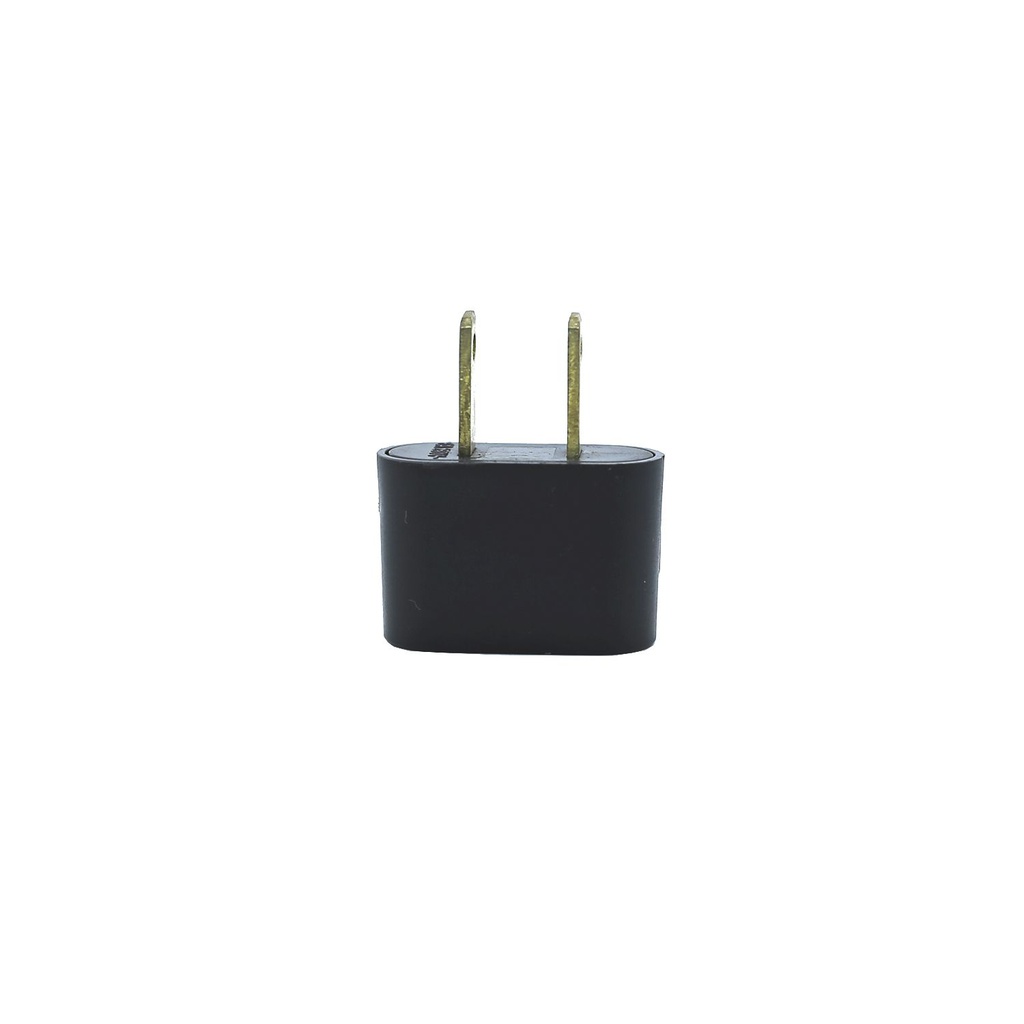 Adaptador electrico plano a plano 392 negro