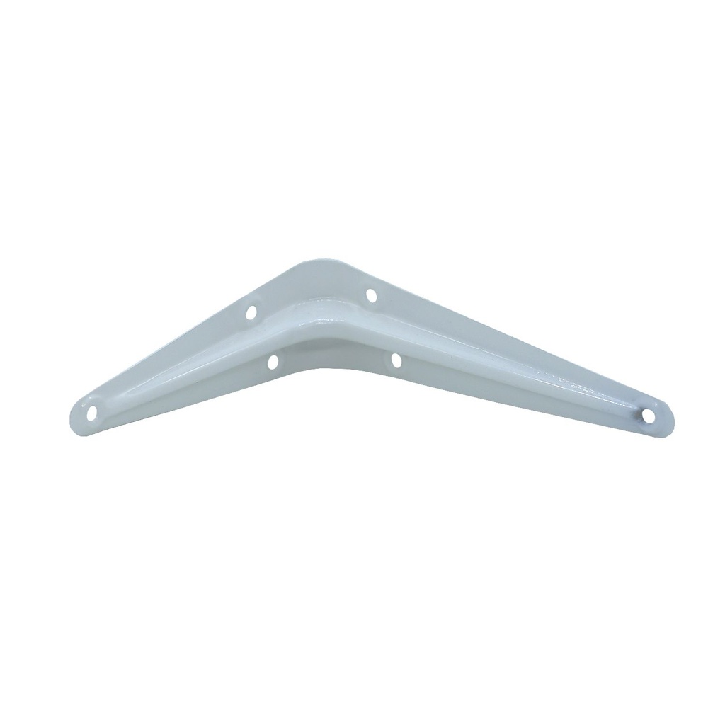 Escuadra metal 4"x5"x0.8mm blanco