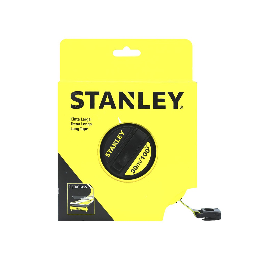Cinta metrica 30mtx1/2" stanley 34-262s