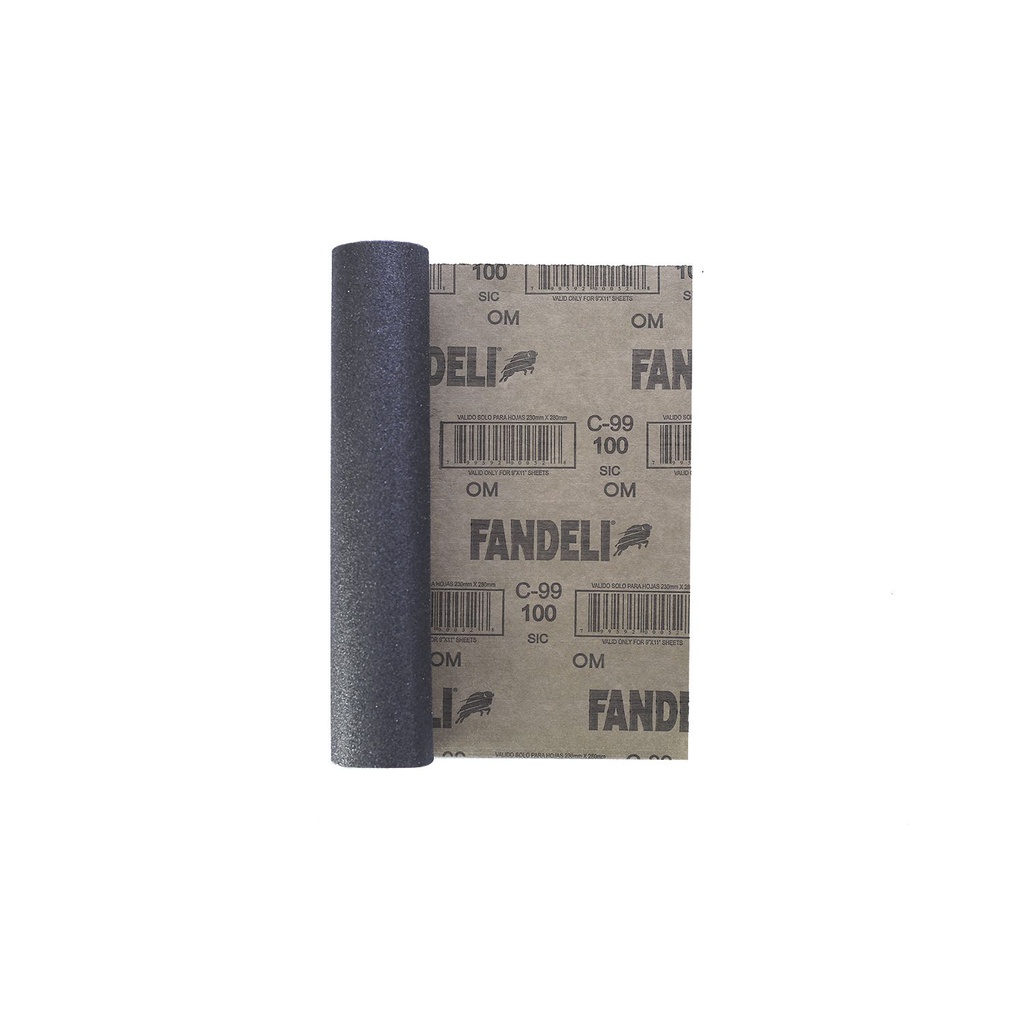Lija para hierro c-99 100 fandeli agua 0052