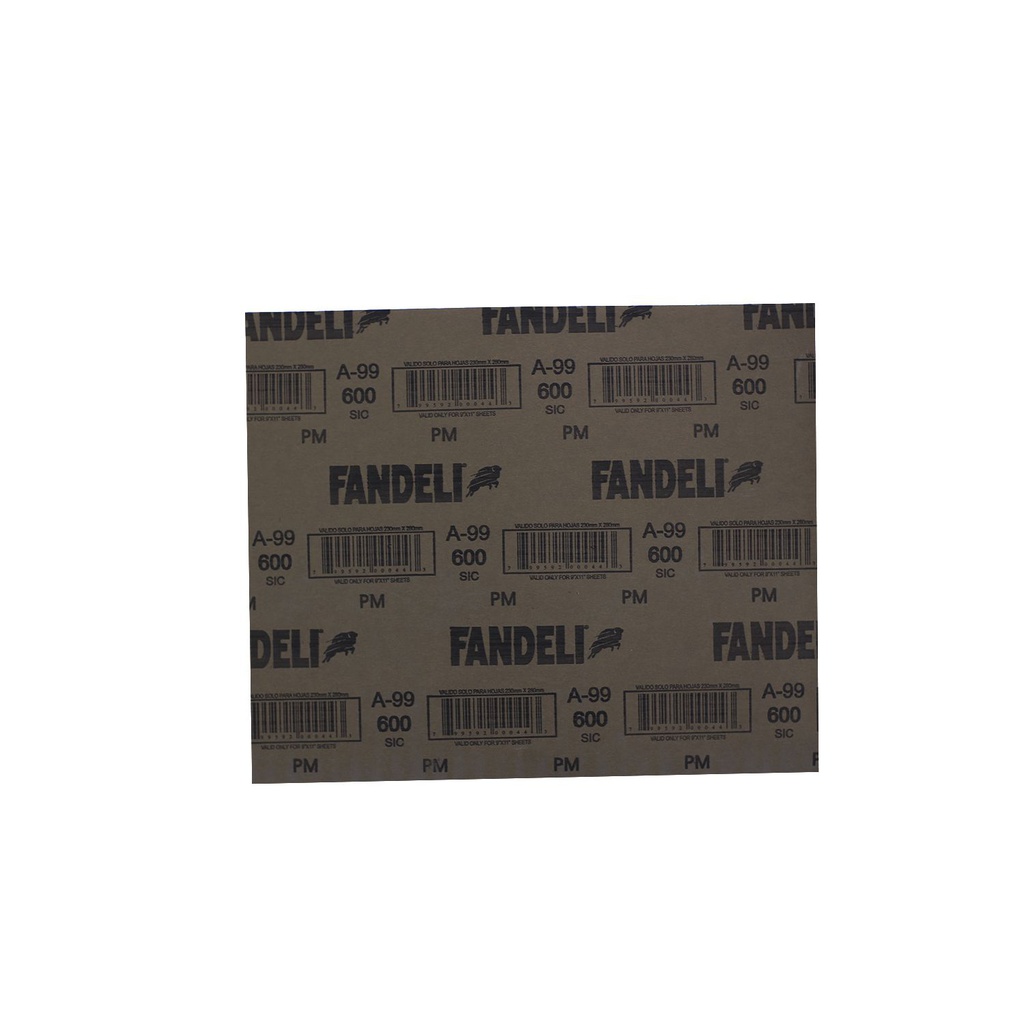 Lija para hierro a-99 600 fandeli agua 0044