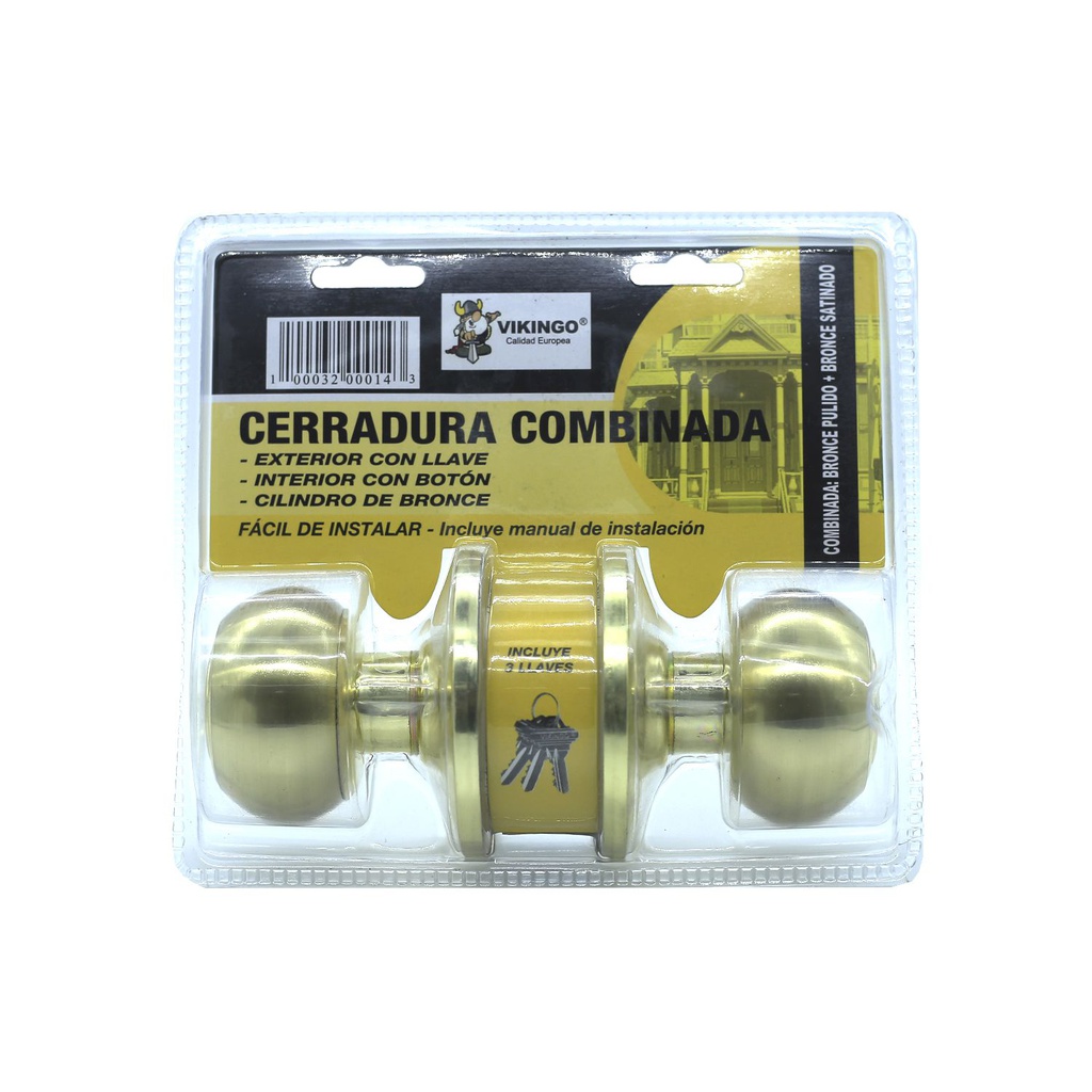 Llavin pelota vikingo con llave 7865-bp-sb