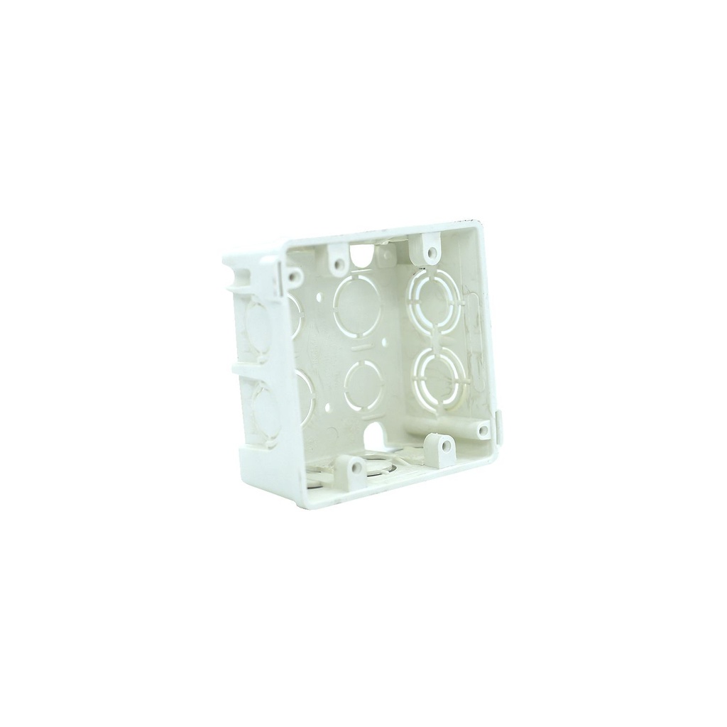 Caja electrica plastica 4x4" 14/16a induma blanca