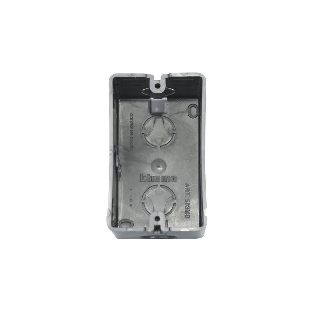 Caja electrica plastica 2x4" sin incert 503ms bticino