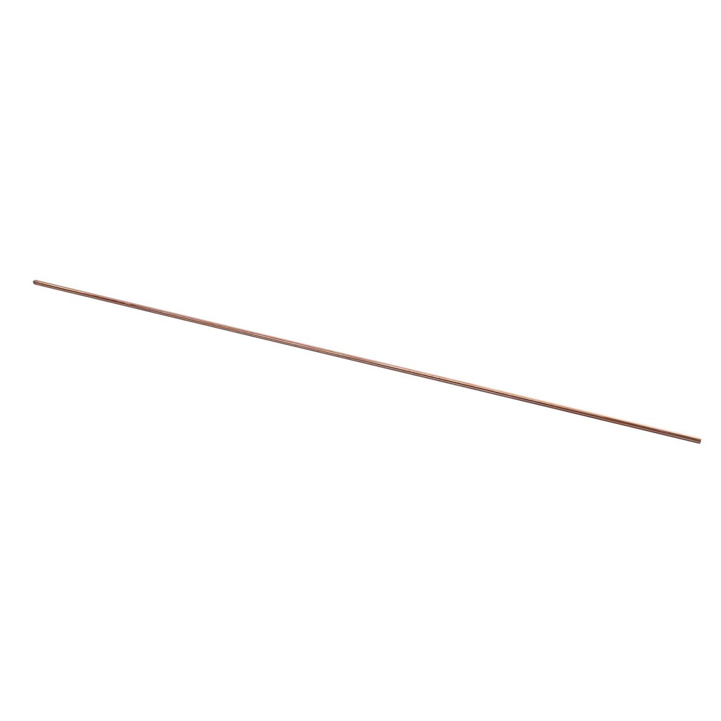 Varilla cobre para polo tierra 3/8"x5' sin abrazadera