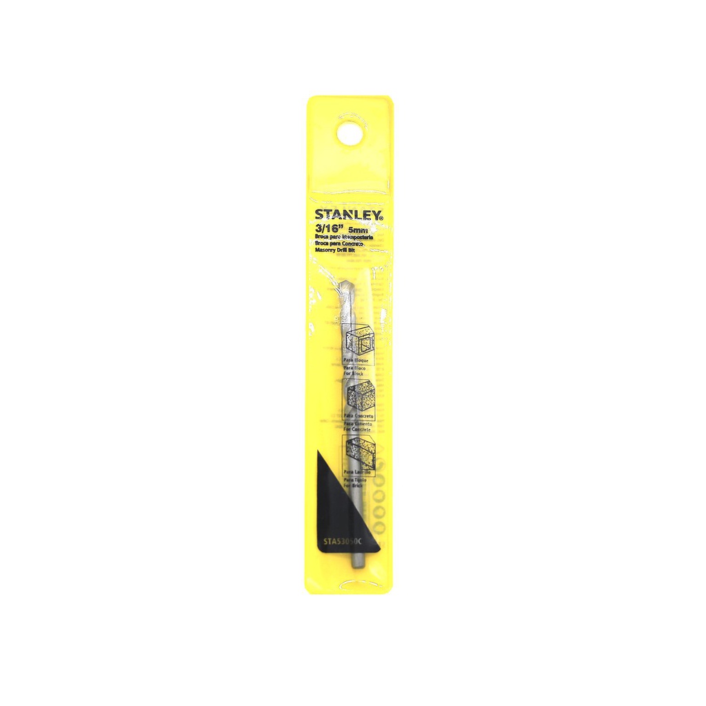 Broca concreto 3/16"x3.1/2" st stanley 53050c