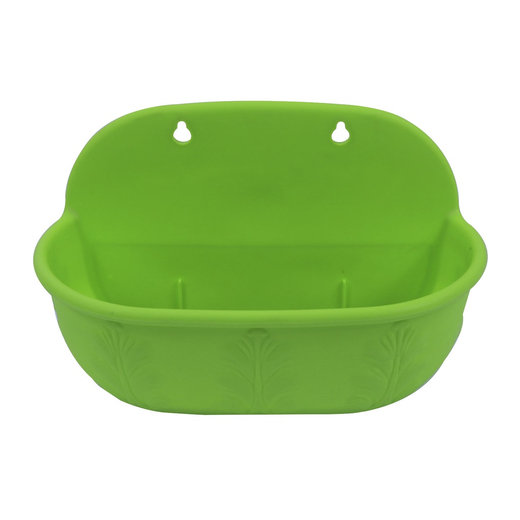 Macetera plastica para pared 33x16x22cm 28 varios colores