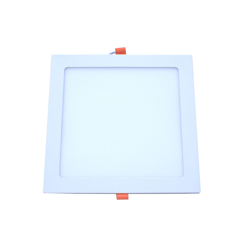 Lampara panel empotrable led 18w 6500k mun cuadrada blanco