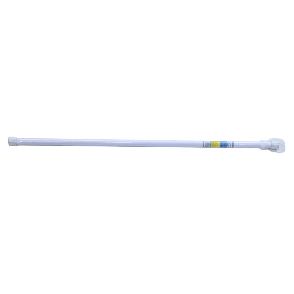 Cortinero metalico para baño 42-72" blanco