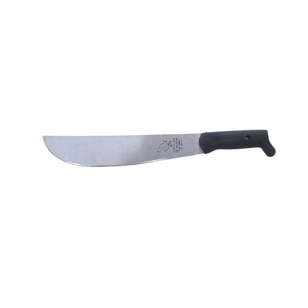 Machete 27h 12" cacha estriada negro