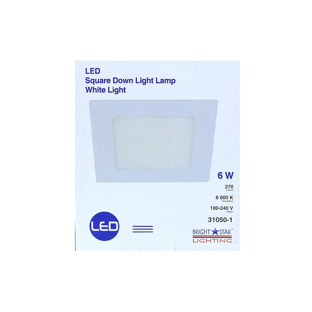 Lámpara panel led 1l 6w lumi 04635-1 blanco