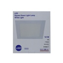 Lámpara panel led 1l 12w lumi 04637-1 blanco