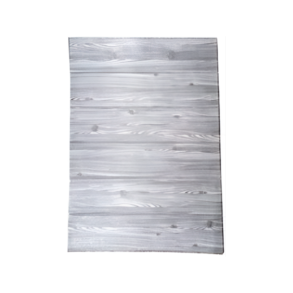 Decoracion para pared 70x70cm con adhesivo madera gris