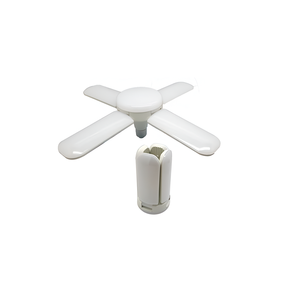 Lampara plegable led 5-aspas 60w e27