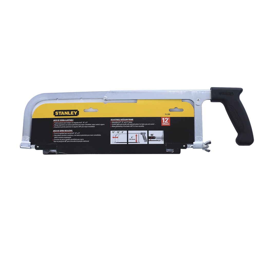 Marco con segueta ajustable 12" stanley 15-200