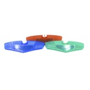 Reflectivo bici 3pc barq tf-213-3 azul/verde/rojo