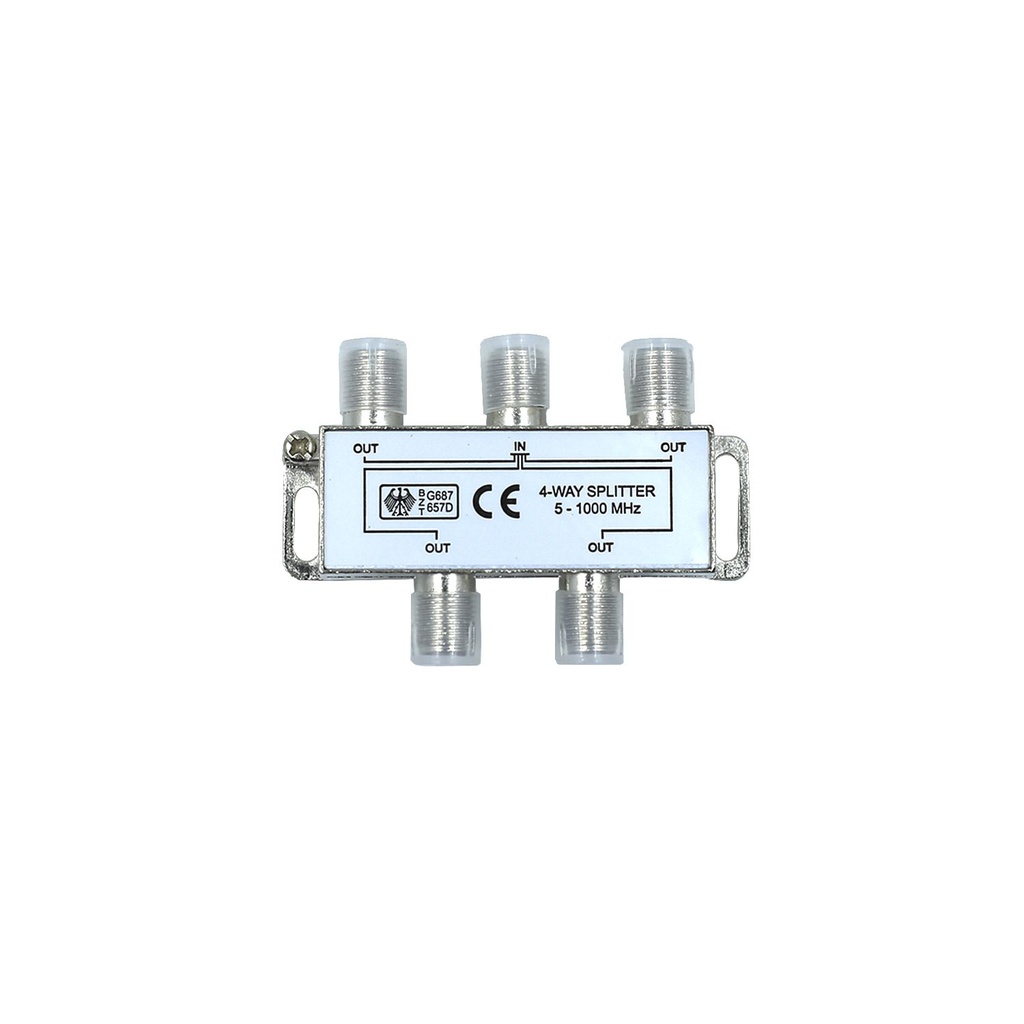 Splitter para cable coaxial 4sal hk1266