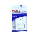 Switch sencillo con toma empotrable 15a eagle 1006w