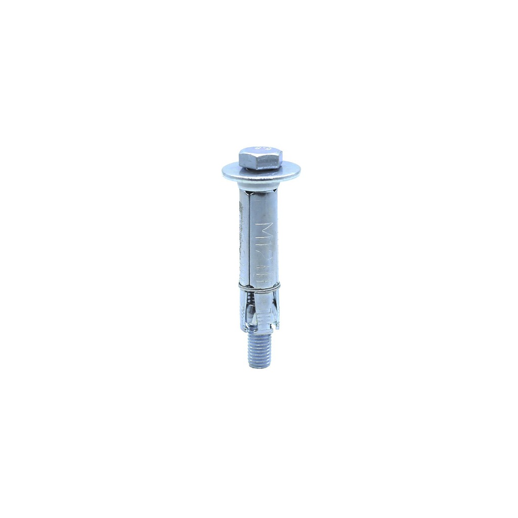 Taco metal con perno m12x80mm index cromo pulido/bronce
