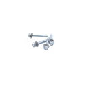 Tornillo para techar de compresion punta  broca 1/4x2.1/2"x9mm