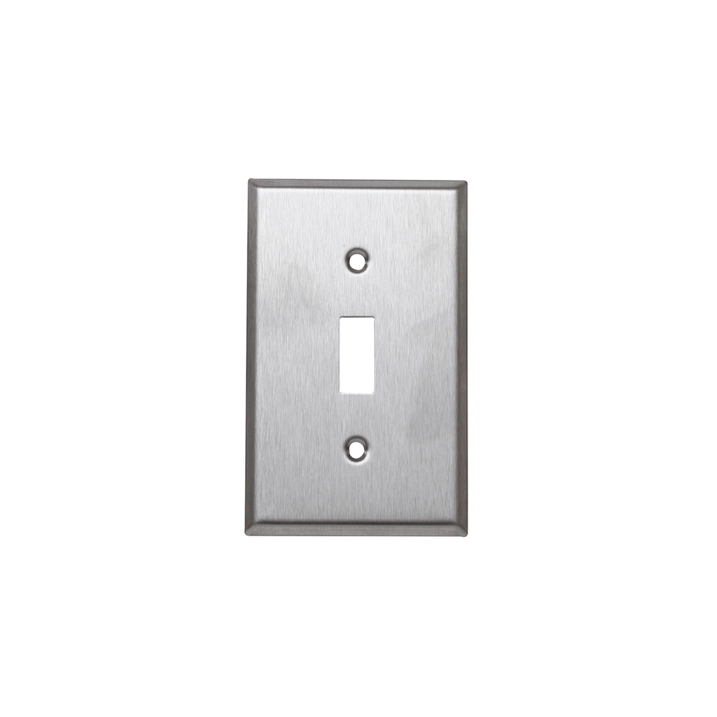 Placa para switch sencillo metalica aguila 97071