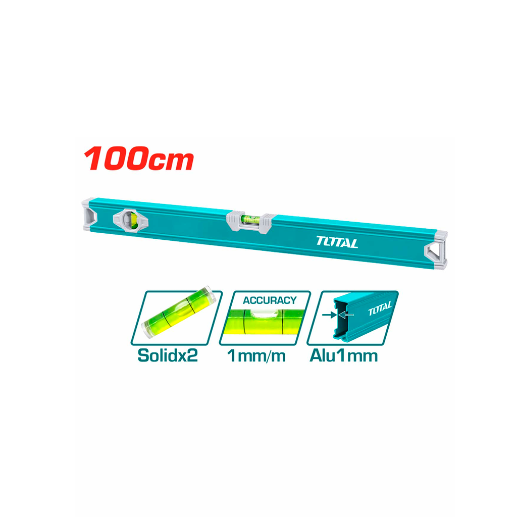 Nivel aluminio 39" total tmt210036