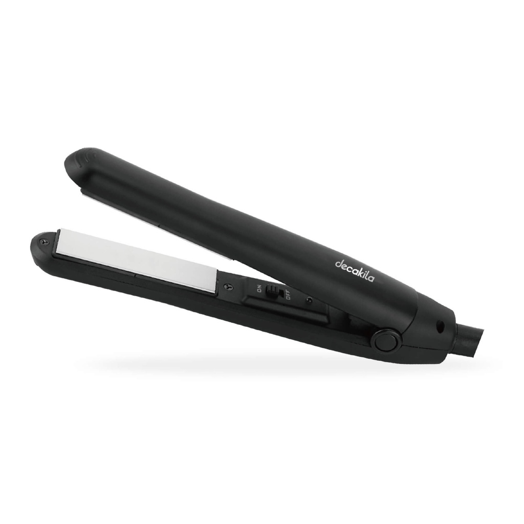 Plancha electrica para cabello mini decakila kuhs013w negro