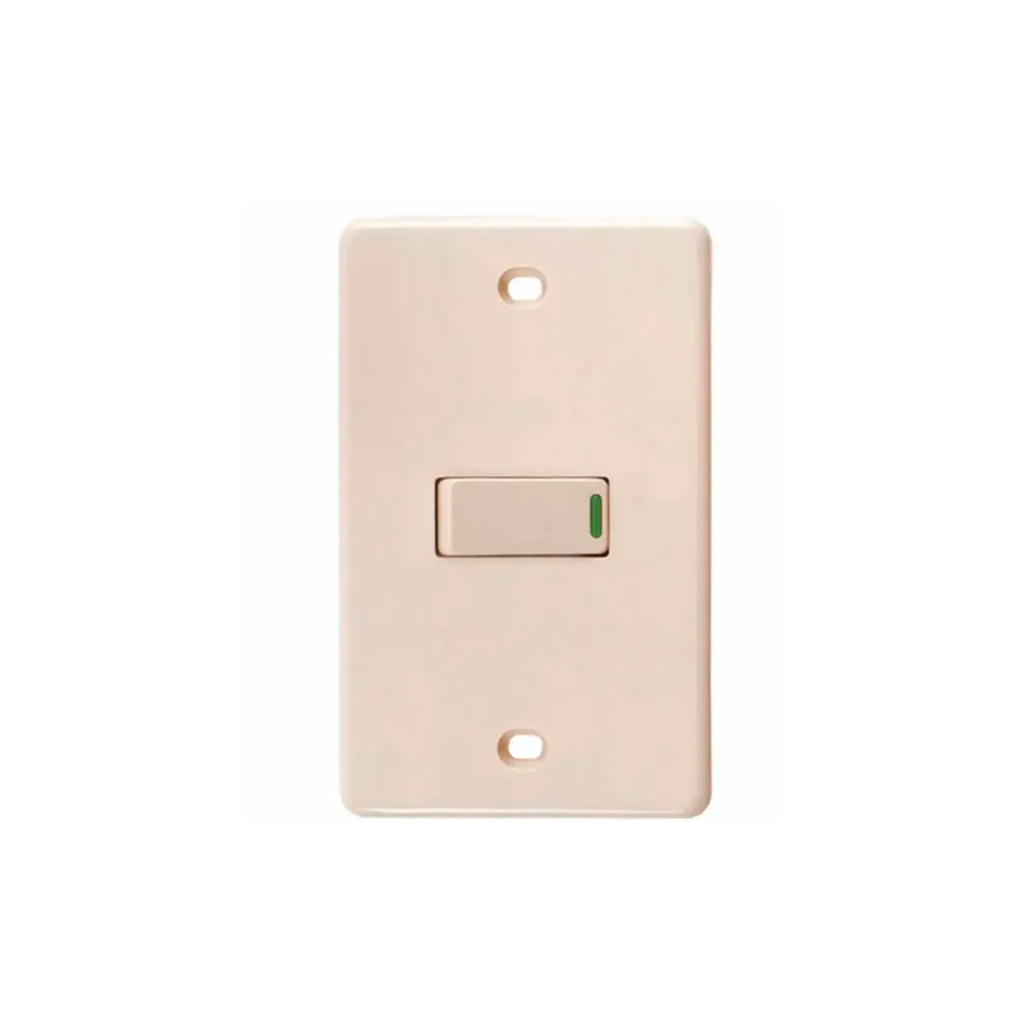 Switch sencillo empotrable 10a 3v aguila 2161