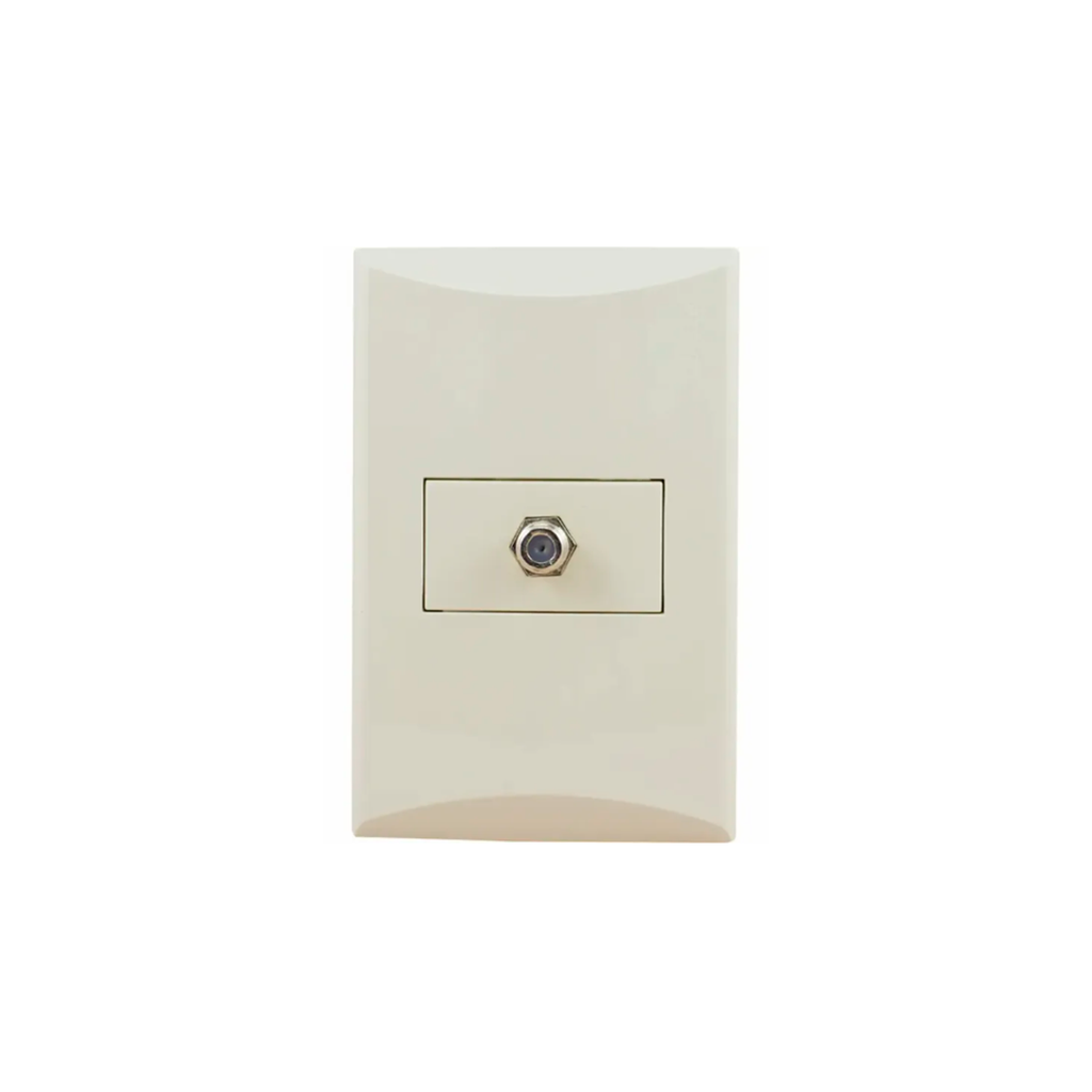 Tomacorriente t.v-cable eagle 1007-v marfil