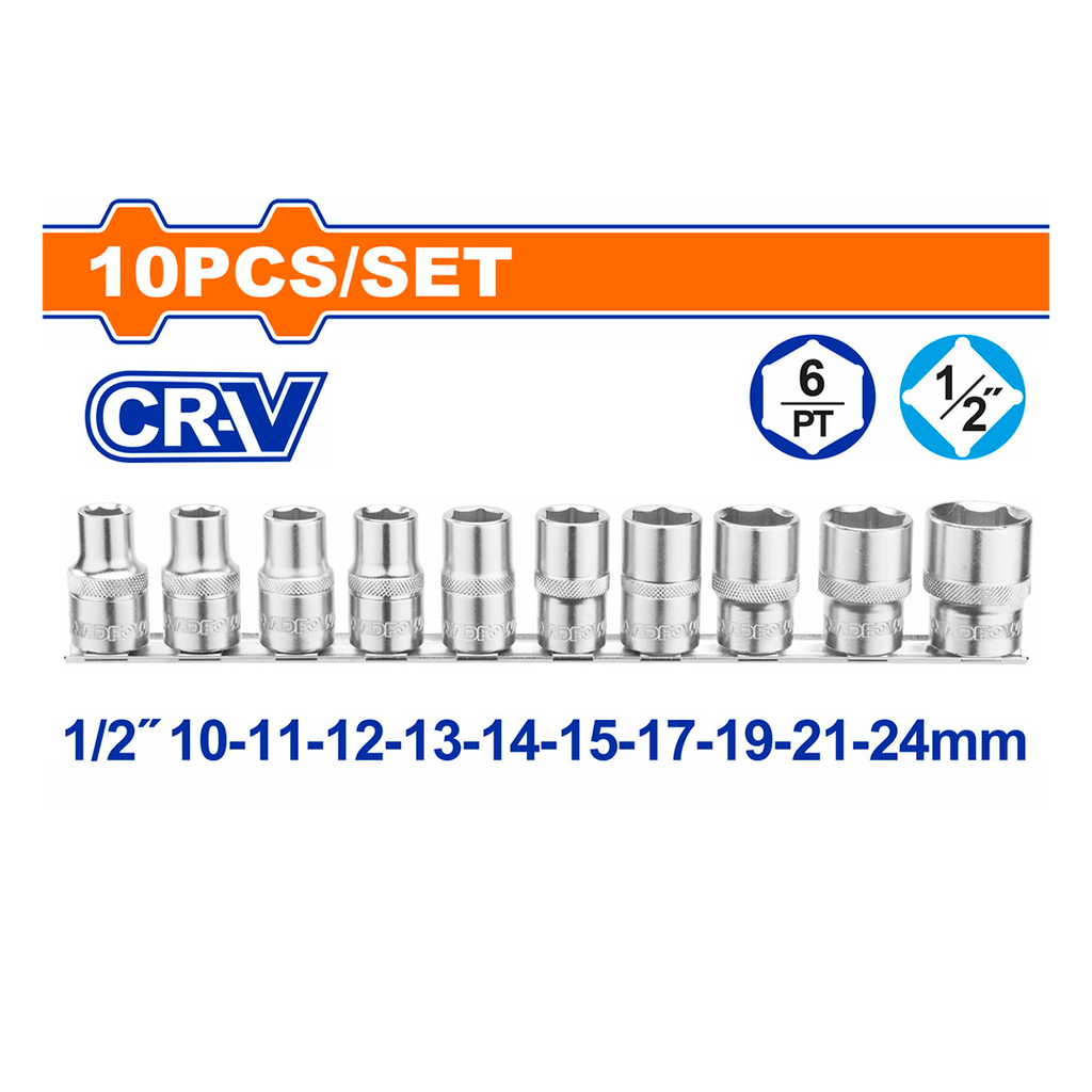 Cubos 10pc 1/2" wadfow uwst2410