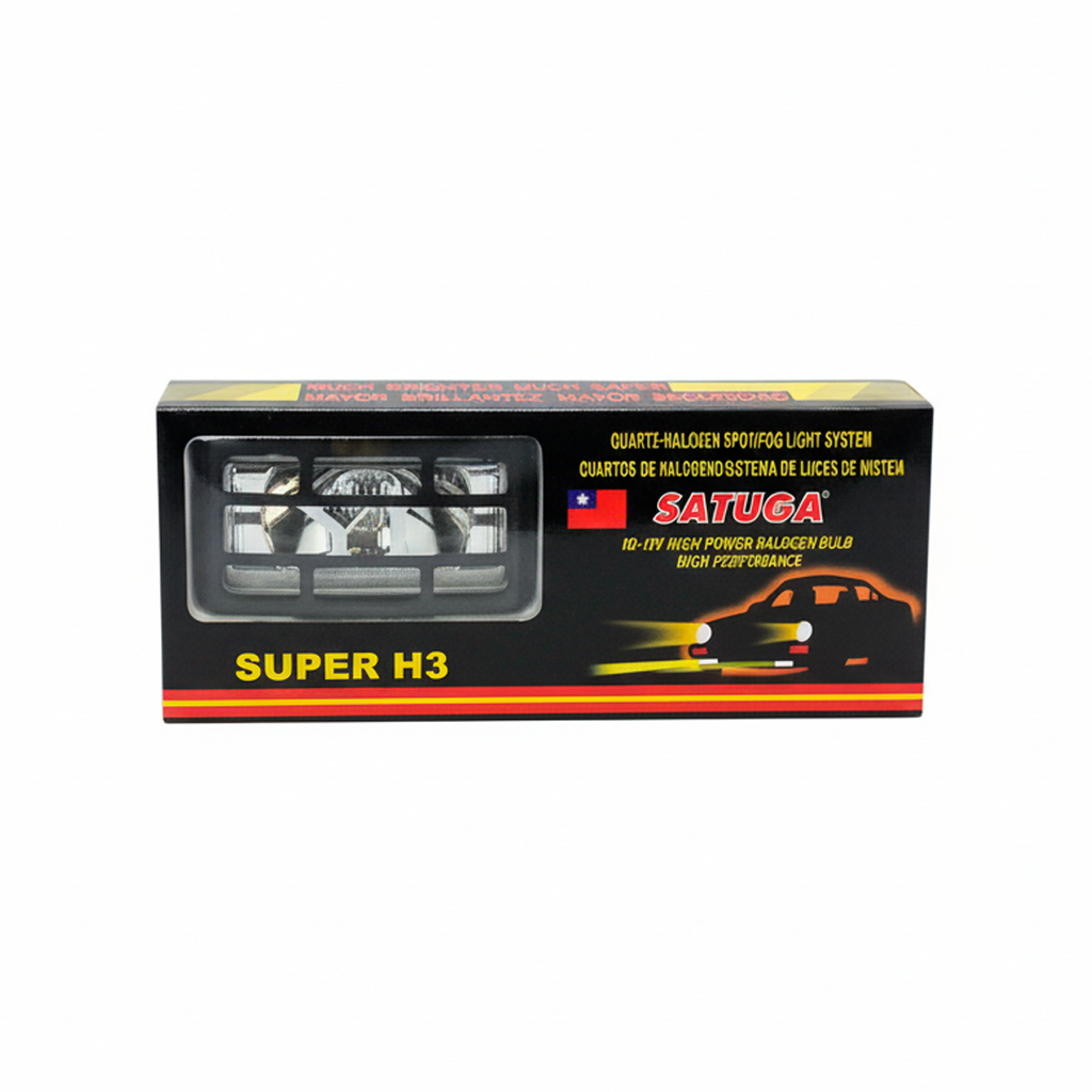 Lámpara neblinera halógena 12v 7" yl-7804 blanco