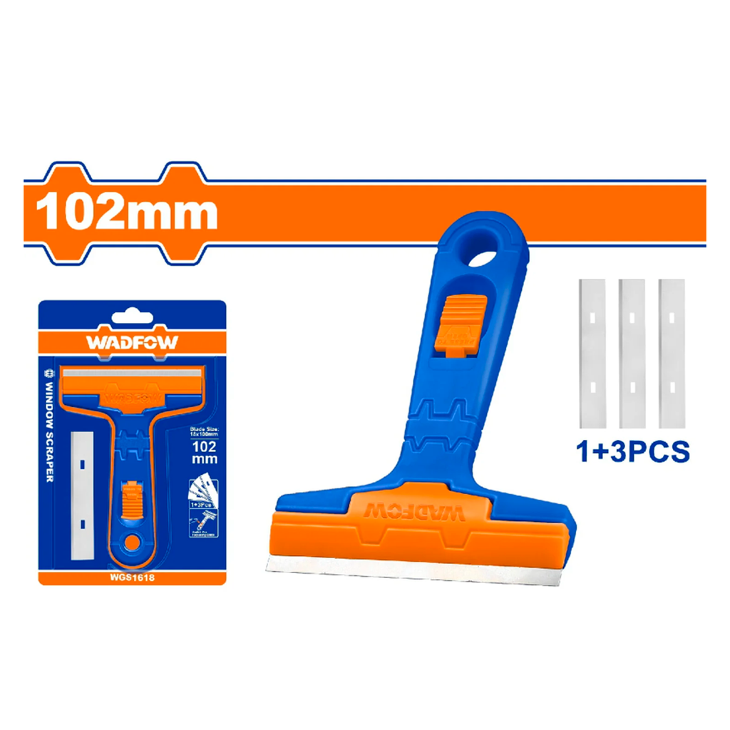 Espatula para raspar vidrio wadfow wgs1618