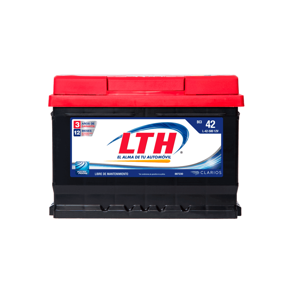 Bateria  carro 80a lth l-42-500 gasolina