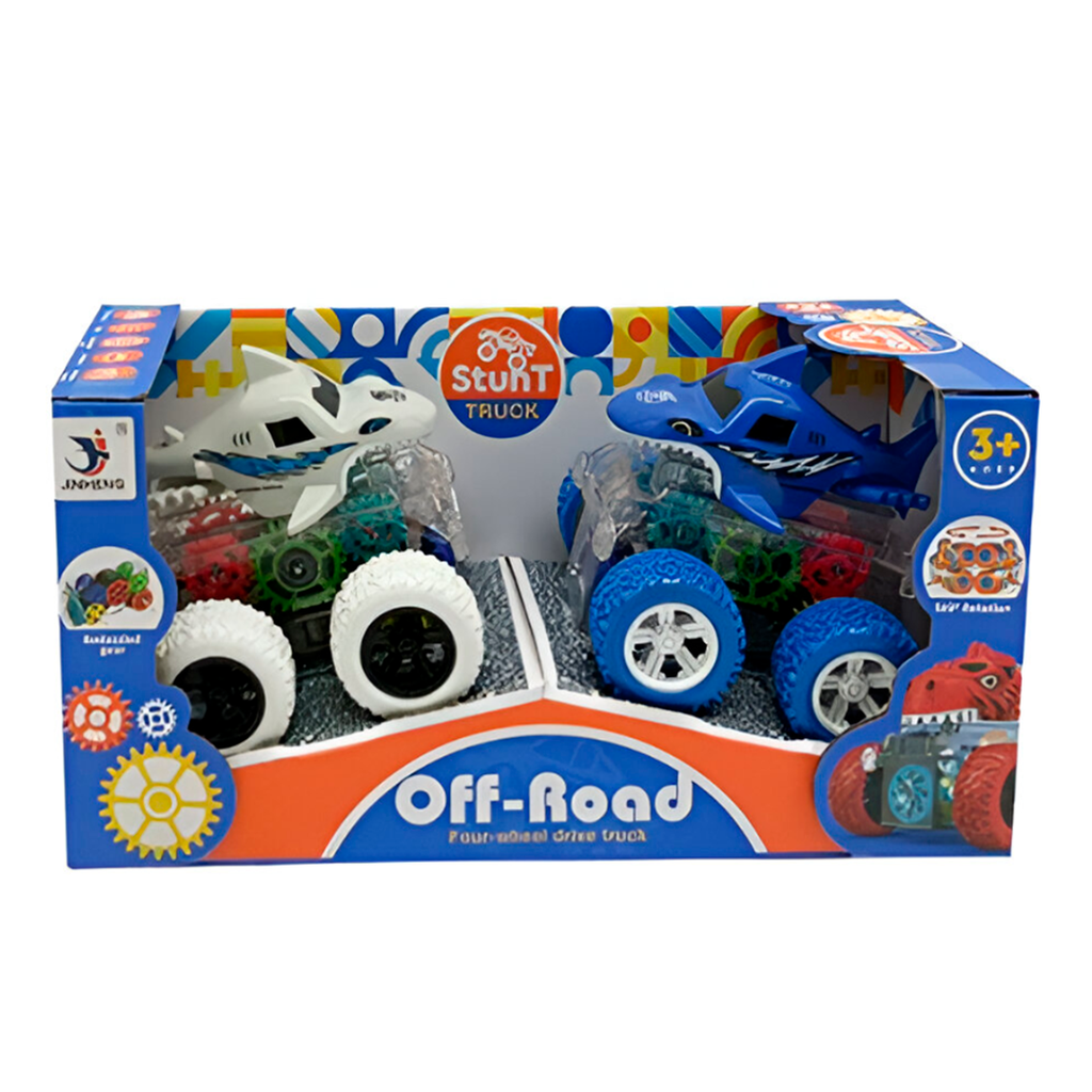 Juguete de carro forma/animales 2pc jd55382b
