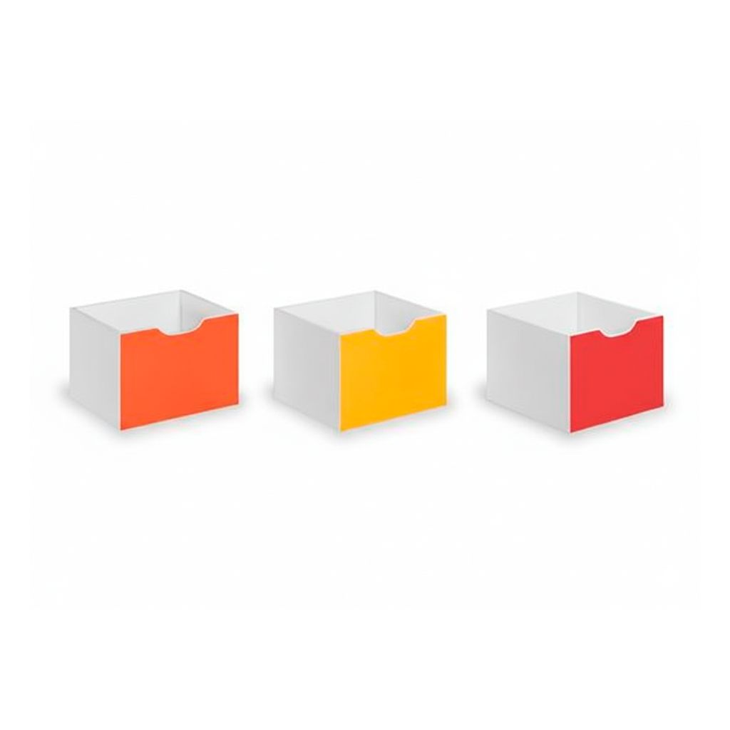 Gabeta mdf para organizador 3 piezas nativa 1479.46 varios colores