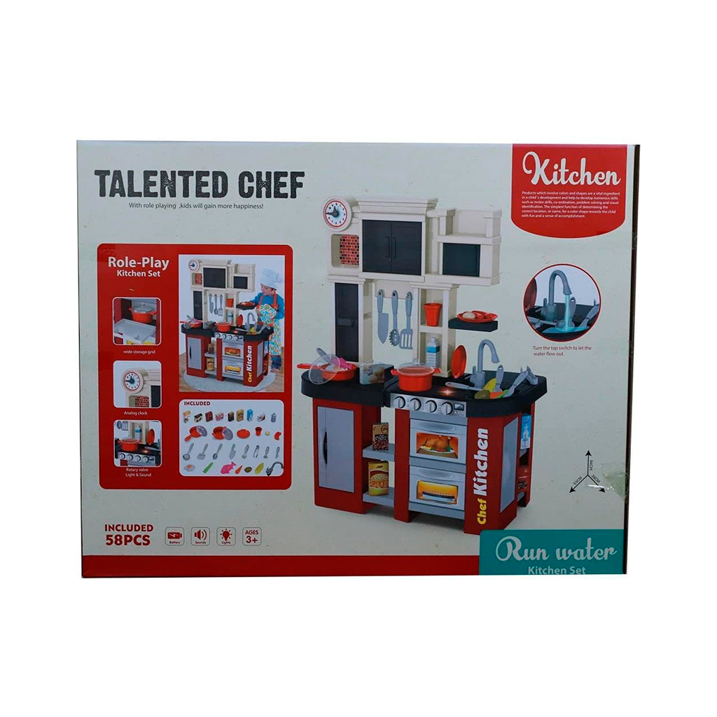 Juguete juego cocina 58pcs 1901u275
