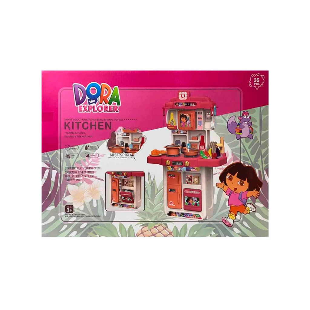 Juguete juego cocina dora 35pc ss1425259