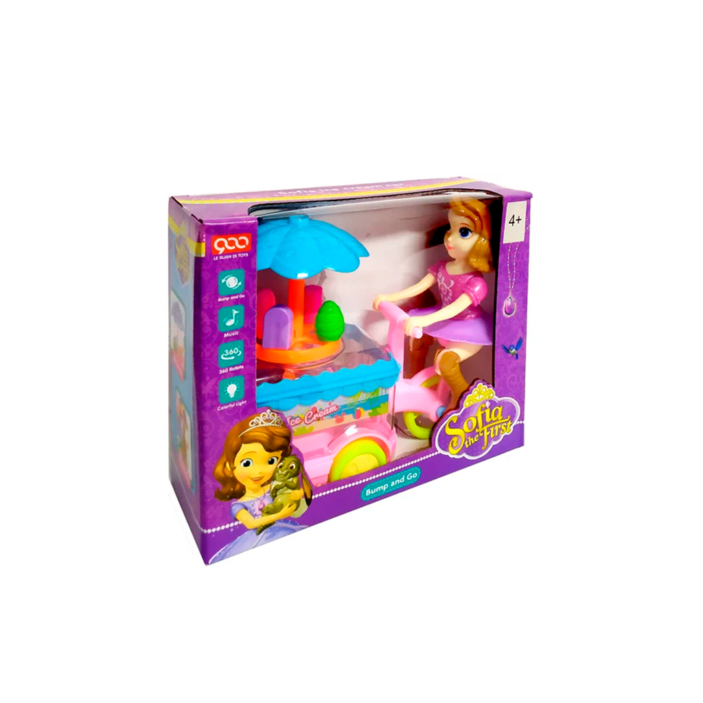 Juguete muñeca con carrito ice cream 625503