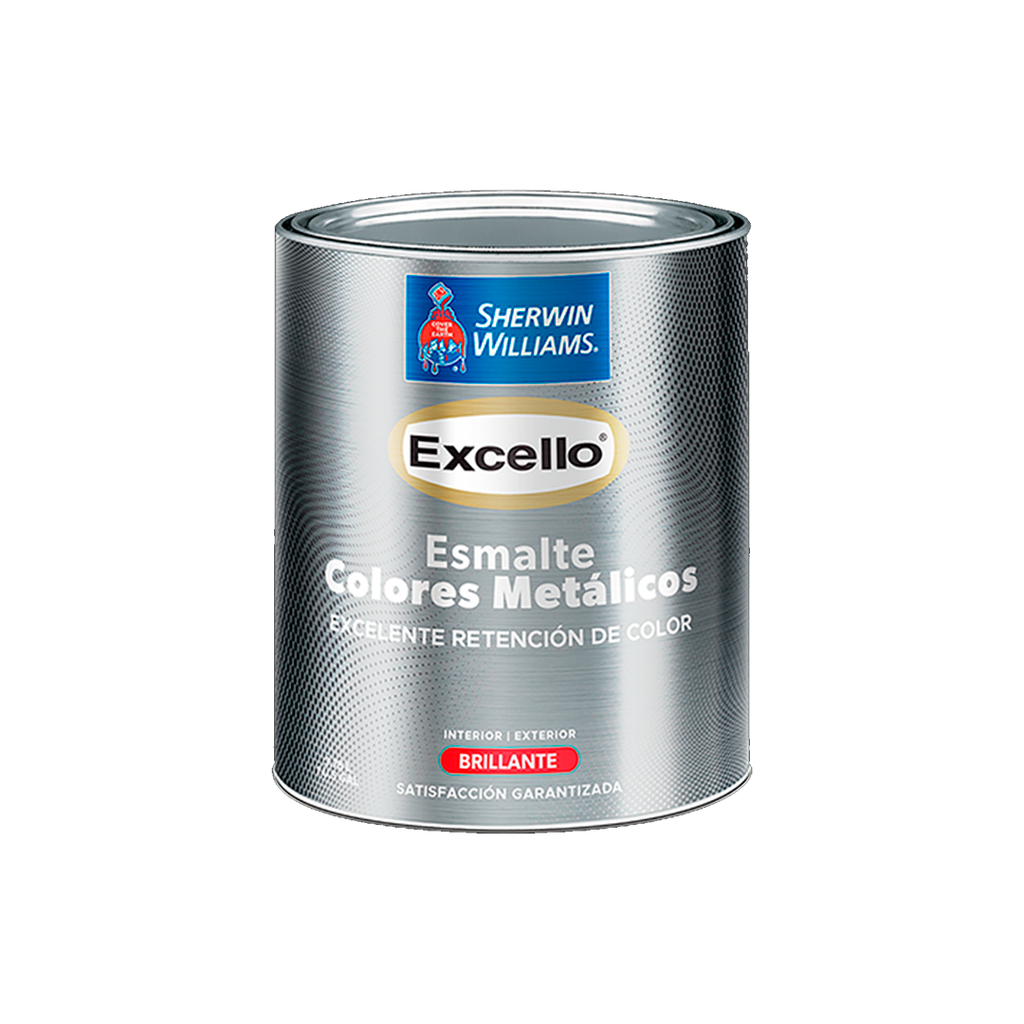 Pintura excello para metal de aceite 1/4-galon sherwin williams bronce