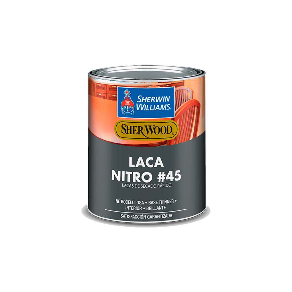 Laca nitro para madera 1/4-galon sherwin williams brillante #45