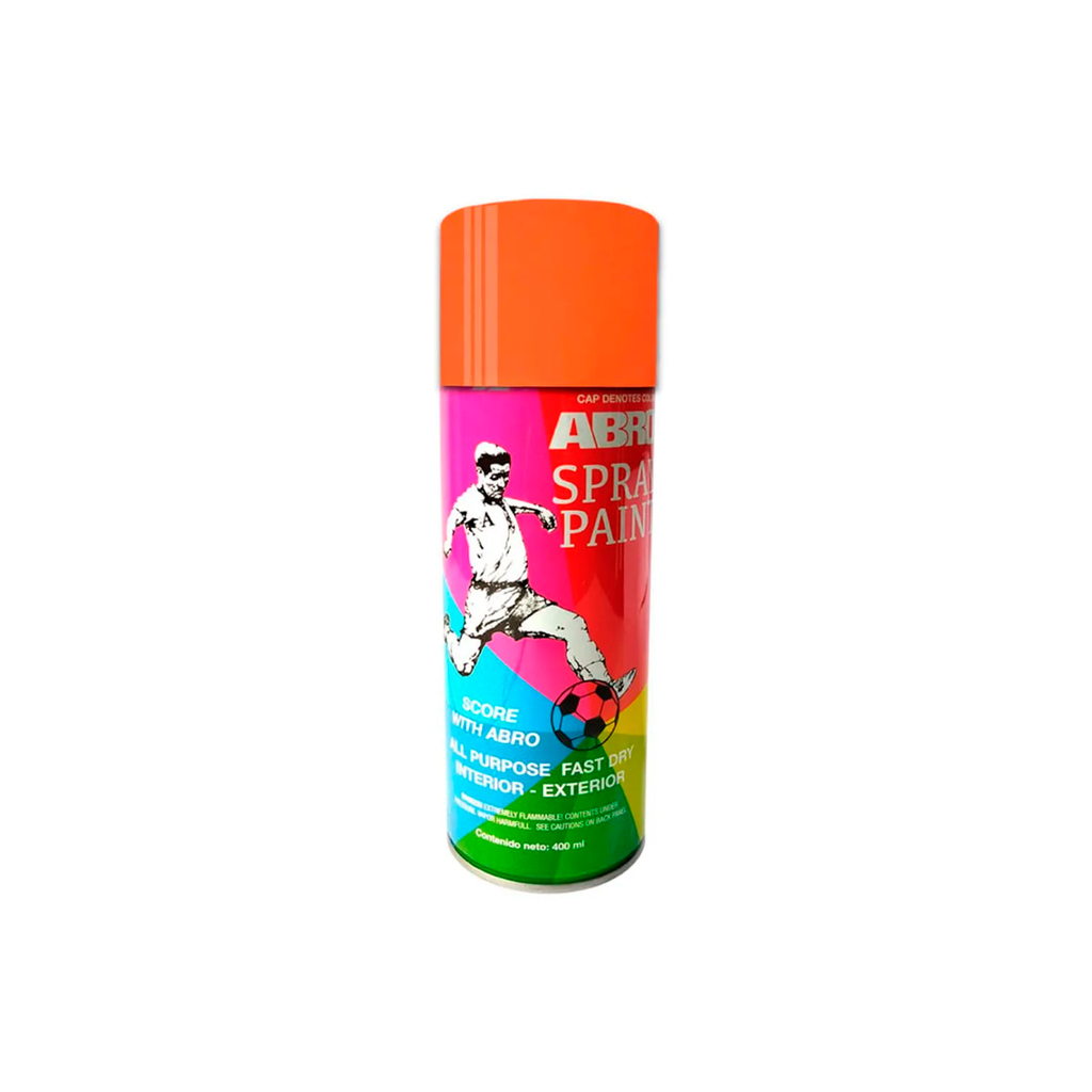 Pintura spray anaranjado fluorescente 102