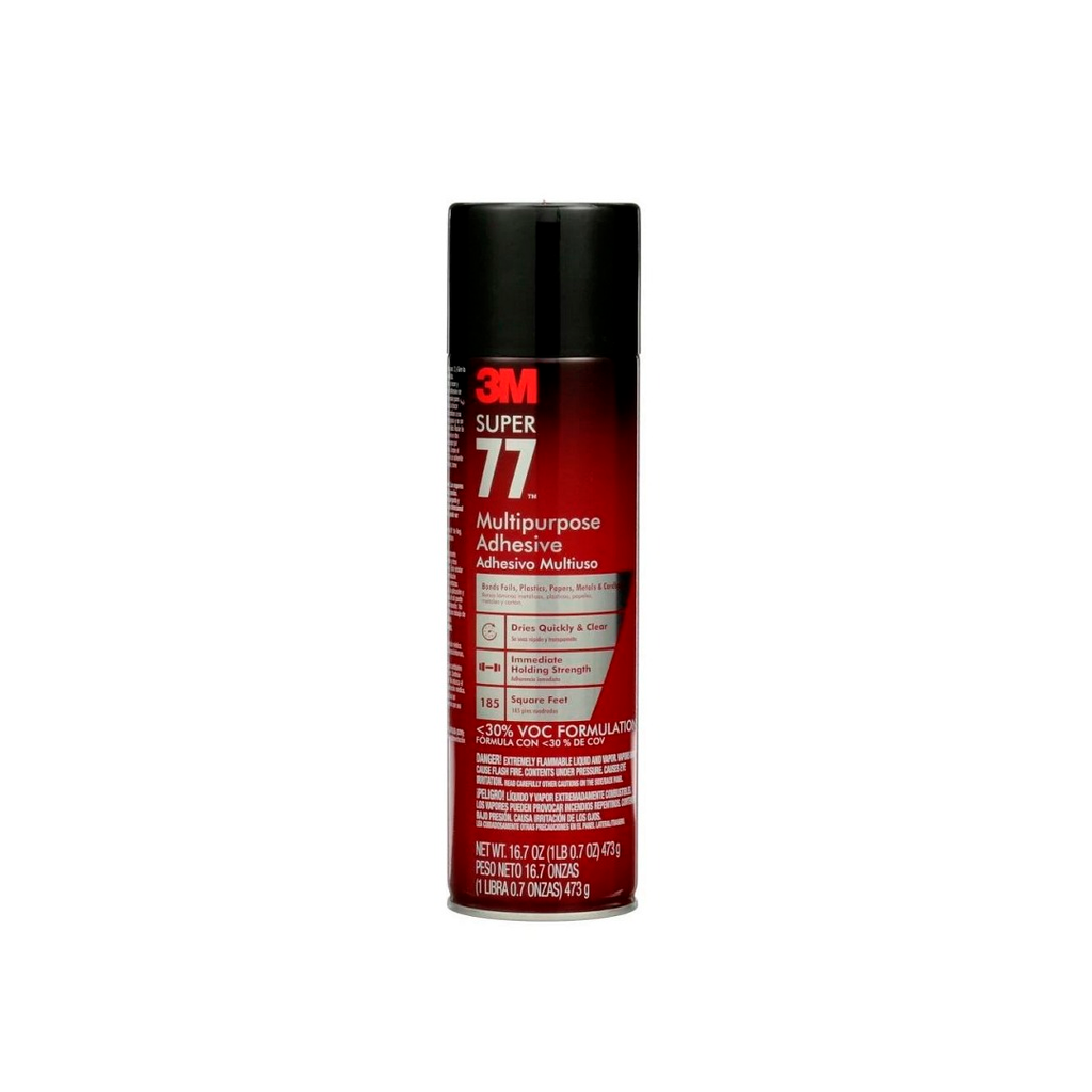 Pegamento spray 16.7oz 3m super 77 91312